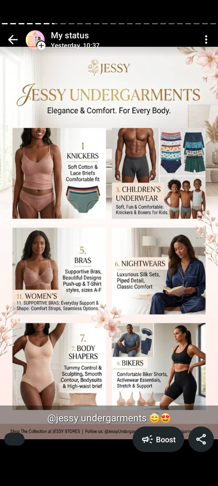 Jessy undergarments 