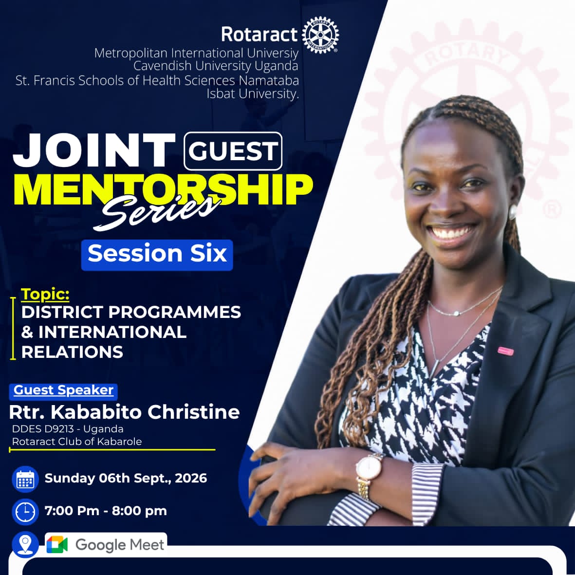 Guest mentorship series session six 