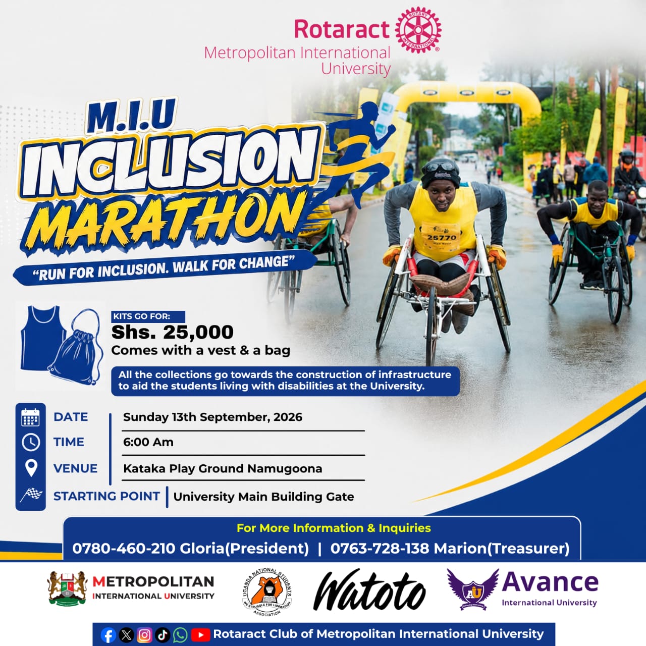 Metropolitan international university Marathon for PWDs